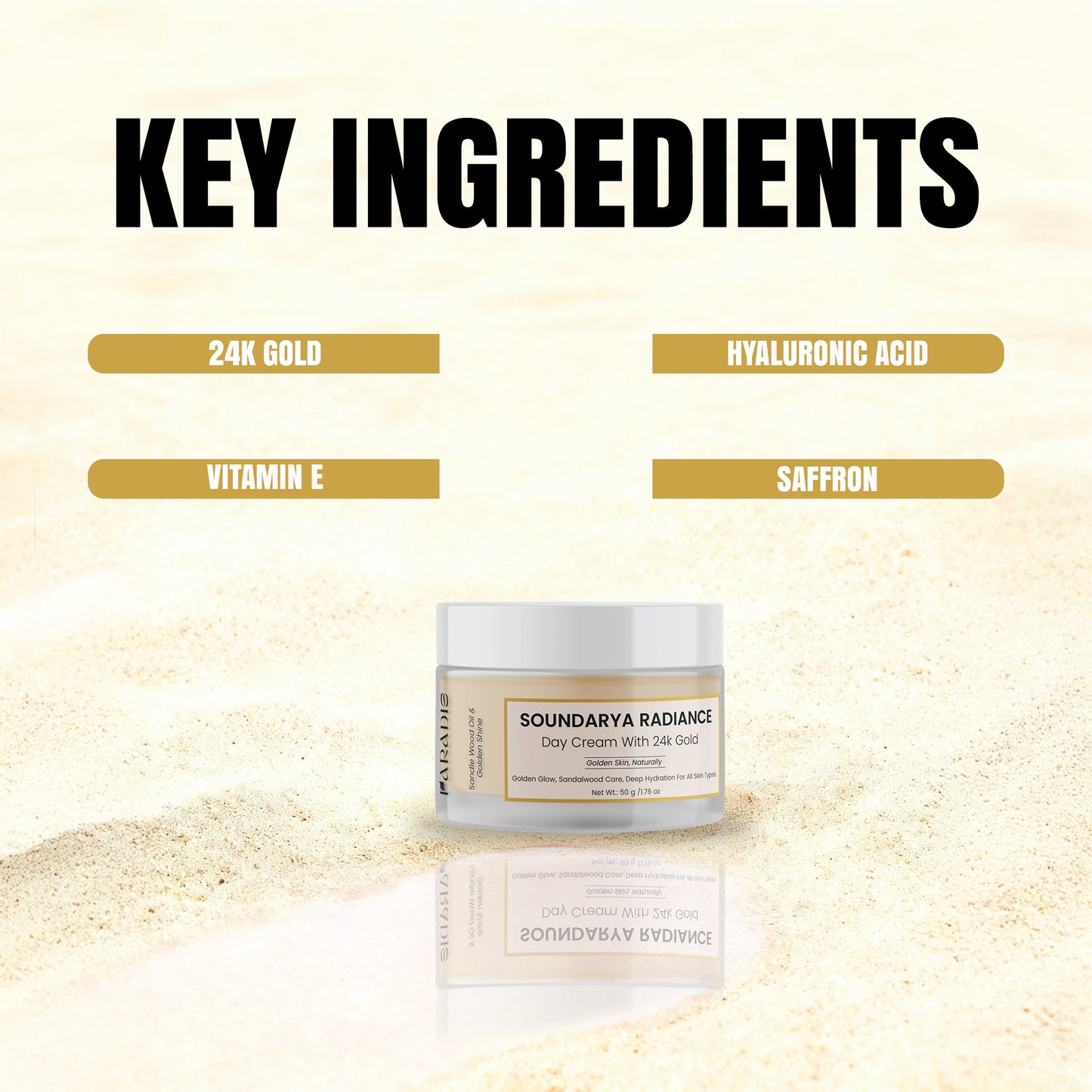 Saundarya Radiance – Day Cream with 24k Gold