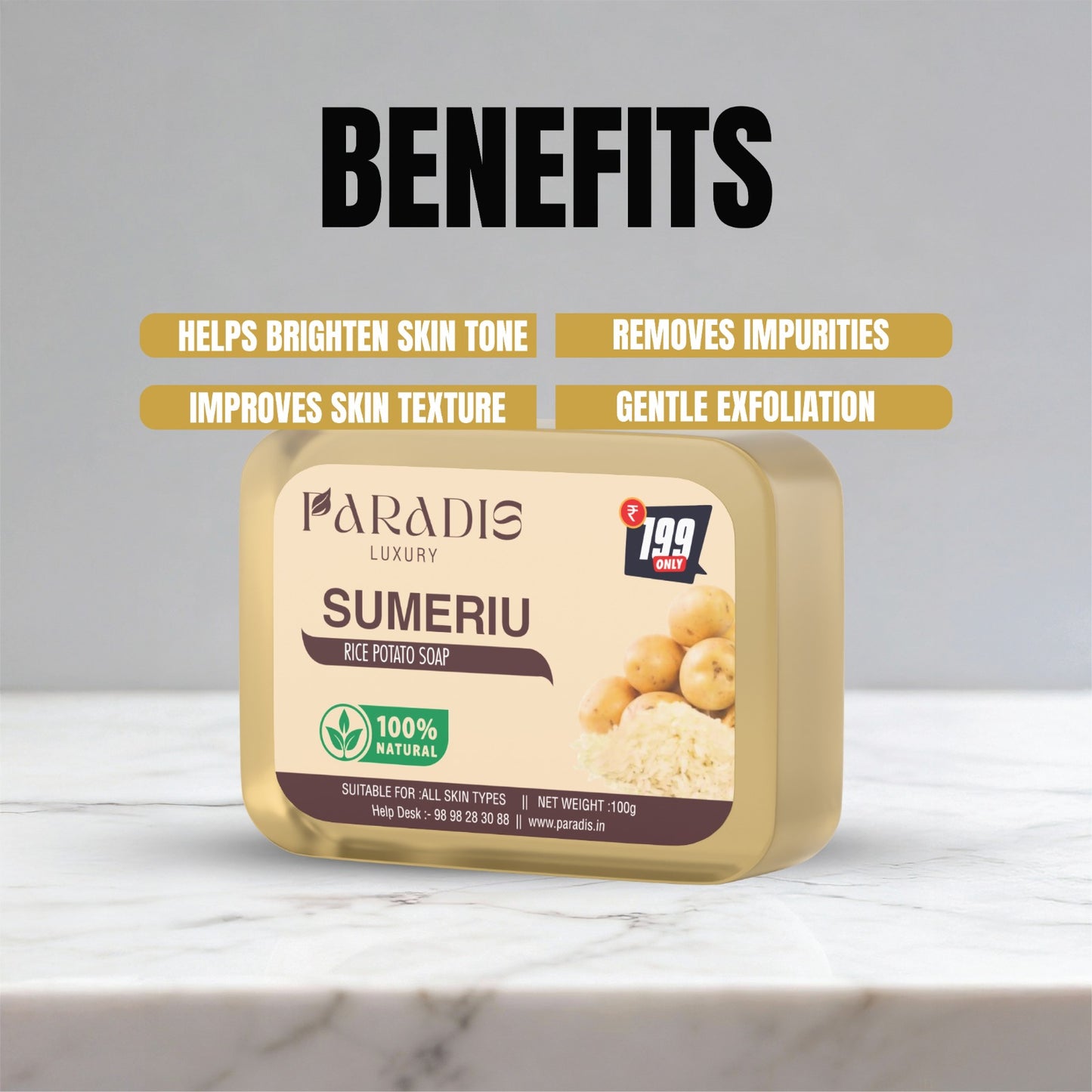 Paradis Rice Potato Soap
